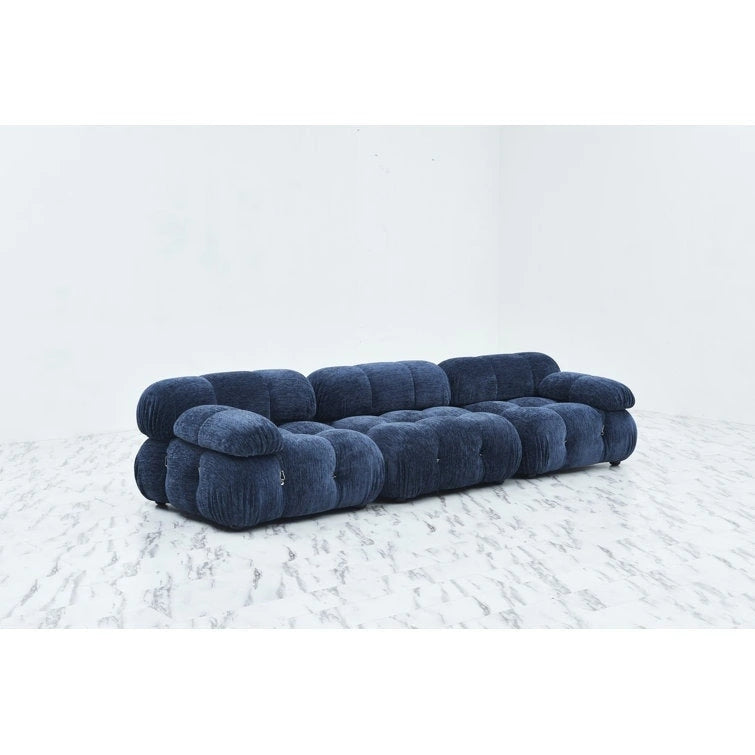Canapé modulaire tapissé avec modules amovibles – Olive / Blanc / Bleu / Bronze / Vert / Marron – 3 places, 289,5 cm l.