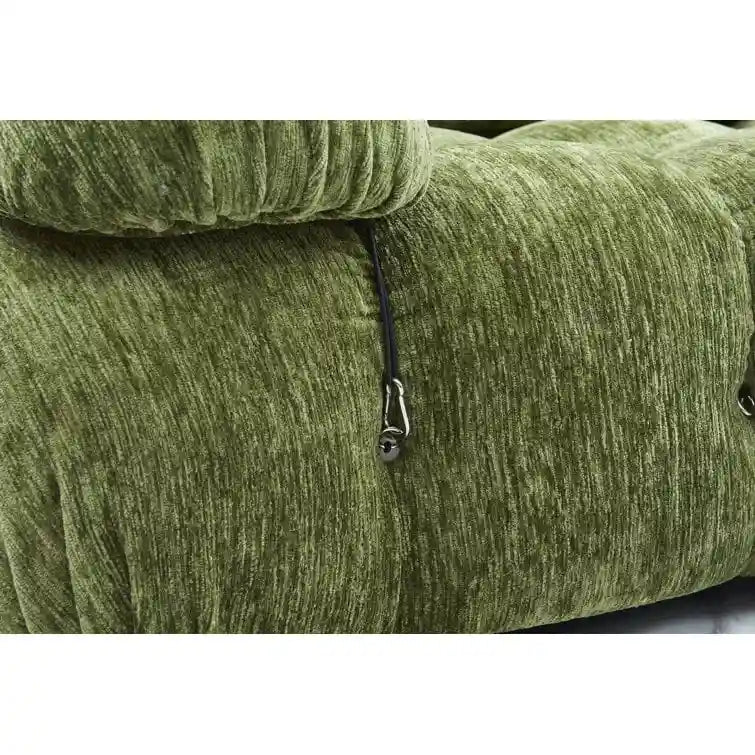 Canapé modulaire tapissé avec modules amovibles – Olive / Blanc / Bleu / Bronze / Vert / Marron – 3 places, 289,5 cm l.